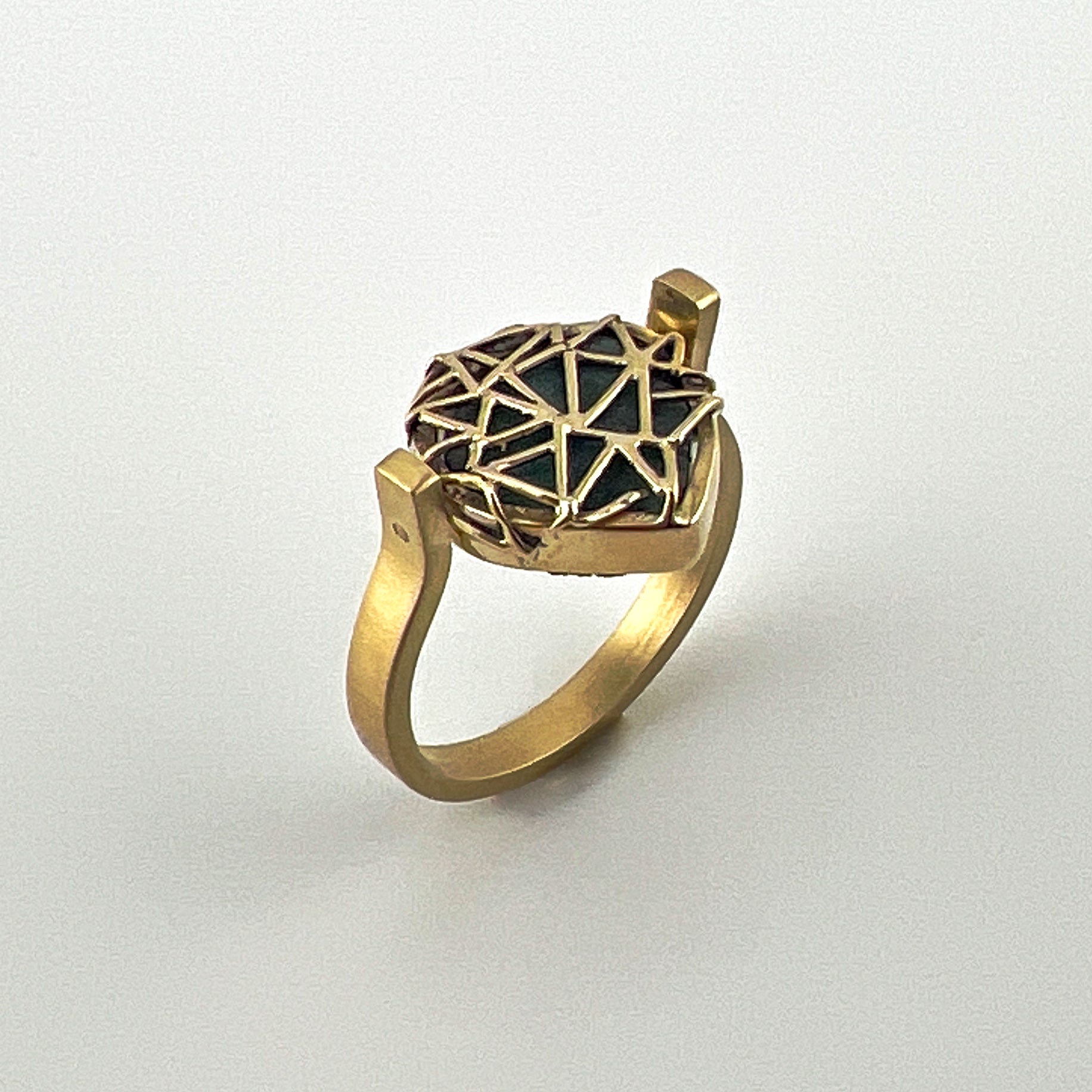 Two-Way Gold Emerald Ring