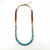 All Degrees - Knotted Silk Gemstone Bead Necklace