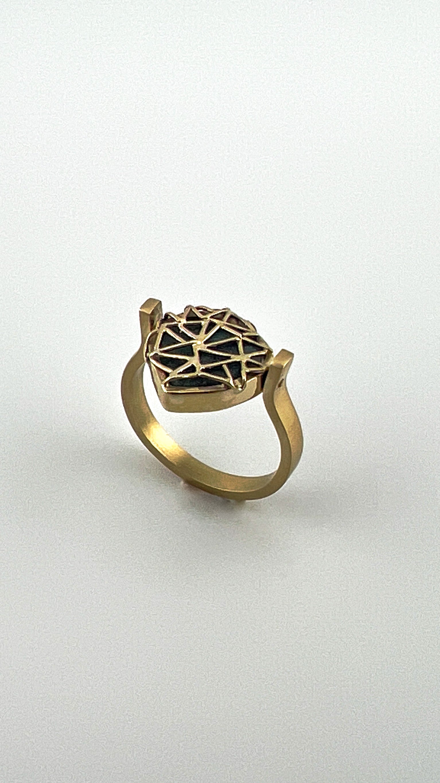 Two-Way Gold Emerald Ring