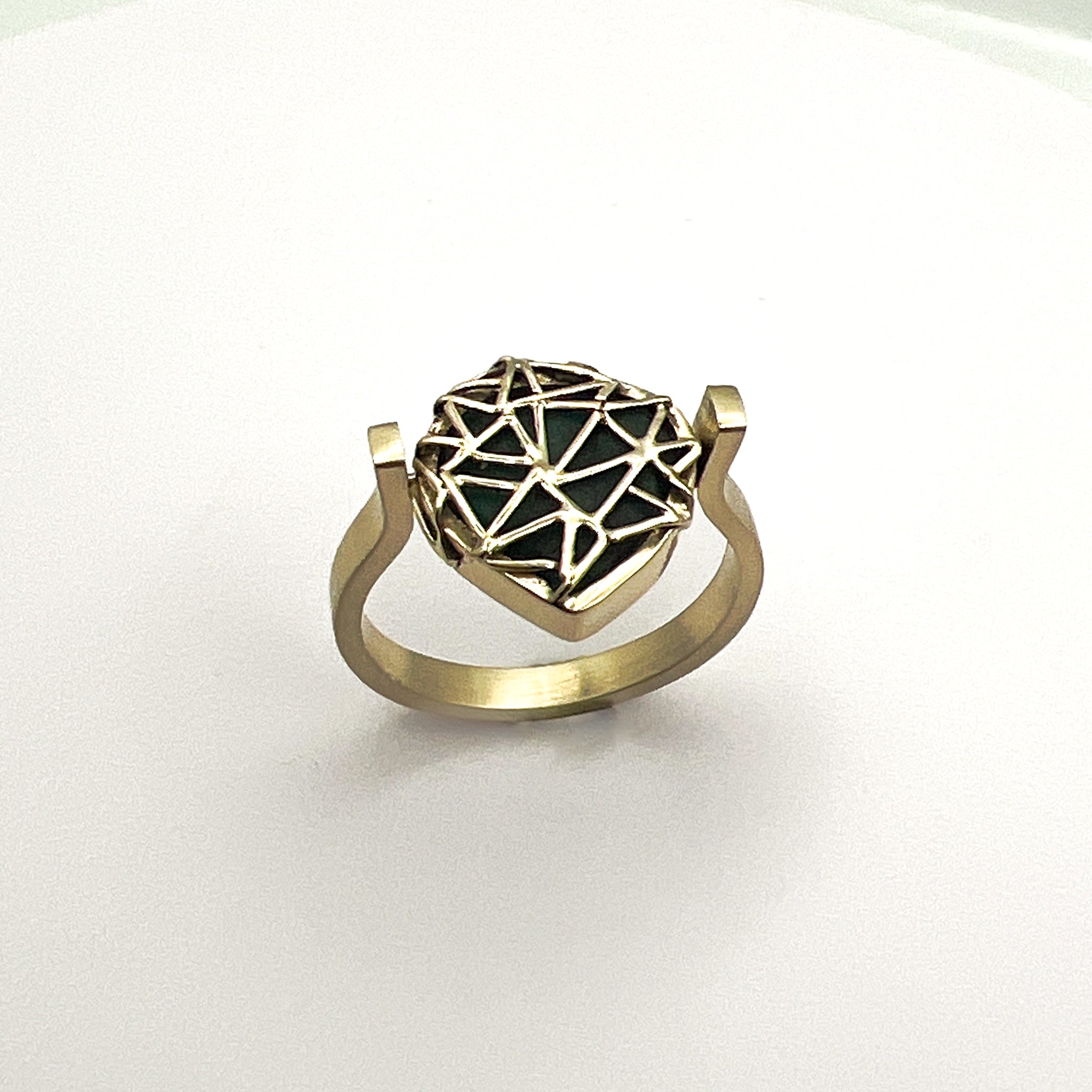 Two-Way Gold Emerald Ring