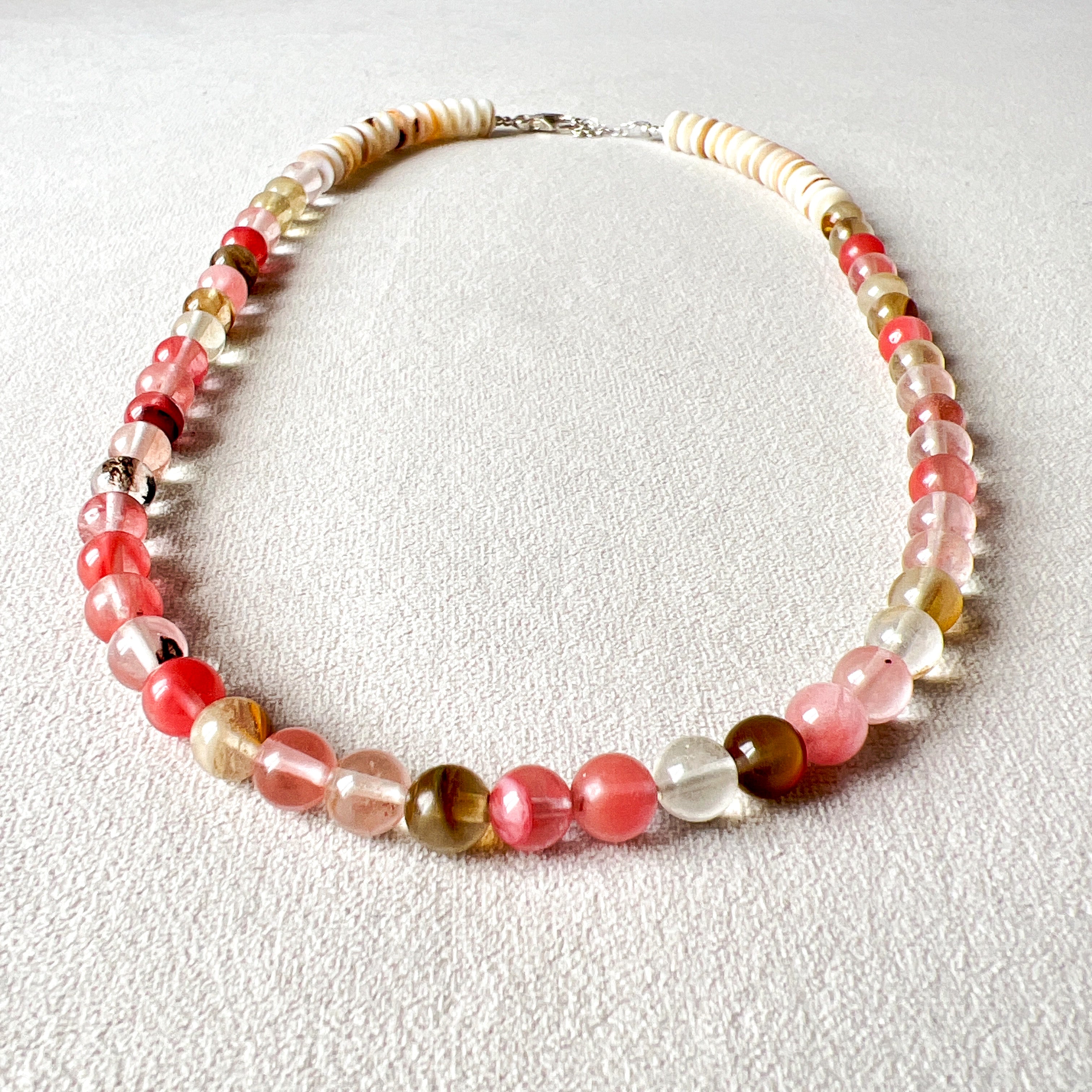 Bead Red Shades Necklace