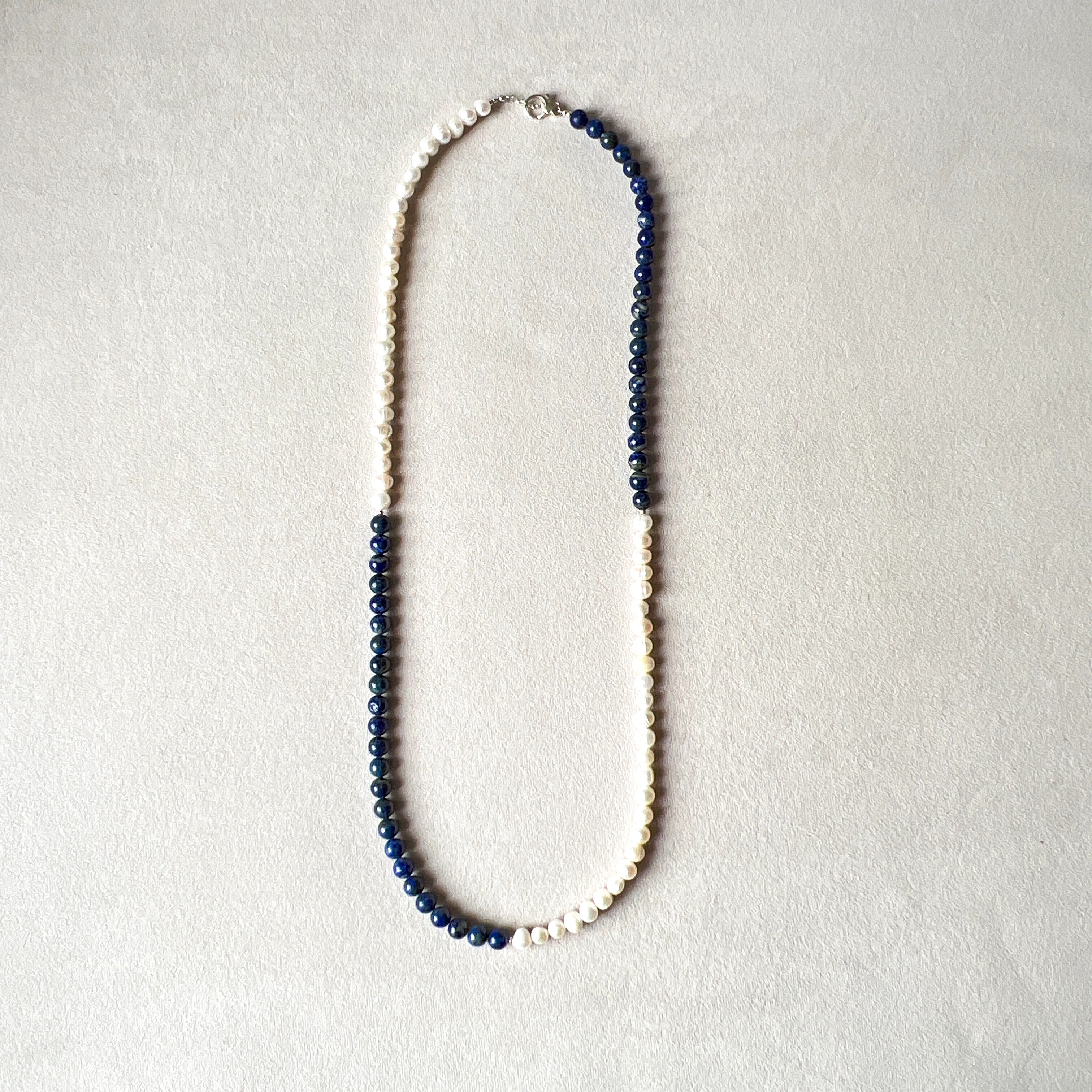 Bead Necklace - Sterling Silver