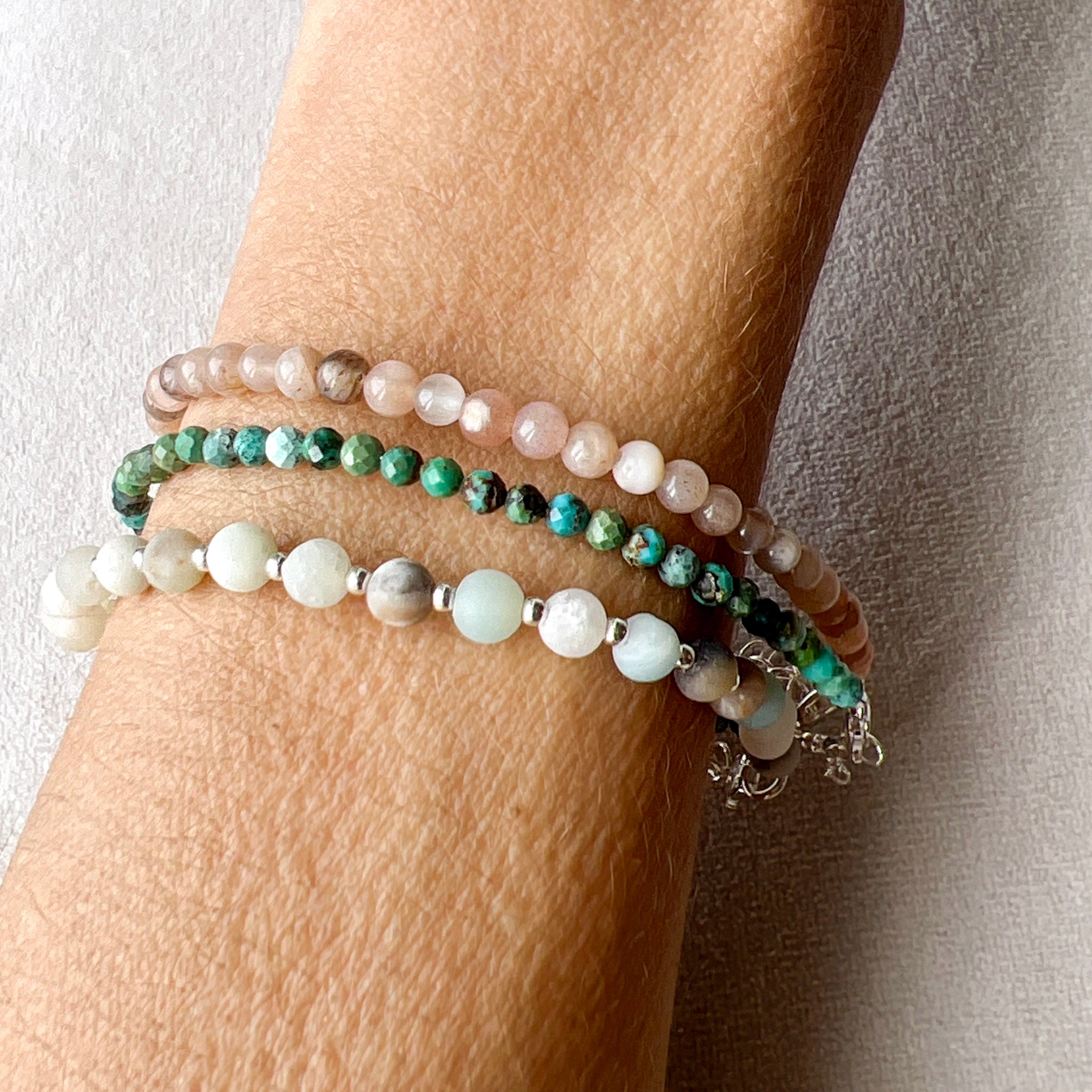 Bead Bracelet - Sterling Silver