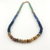 Beach - Knotted Silk Gemstone Bead Necklace