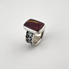 Polychrome Jasper Silver Ring