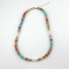 Soft Colours - Knotted Silk Gemstone Bead Necklace